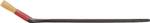 Dust brush with protective insulation, curved, 25mm