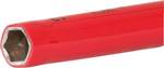 T-grip socket wrench with protective insulation, 17x17 200mm