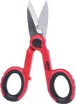 Universal workshop scissors, 140 mm, red
