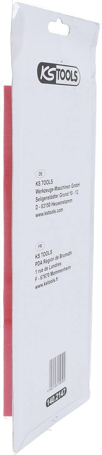 Packaging for KS Tools Sandpaper in P80 Grit Size, with Product Details and Manufacturer Information on the Reverse Side.