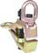 Heavy-duty fastening tool with a robust metal body, tooth structure, and screw mechanism for secure attachment.