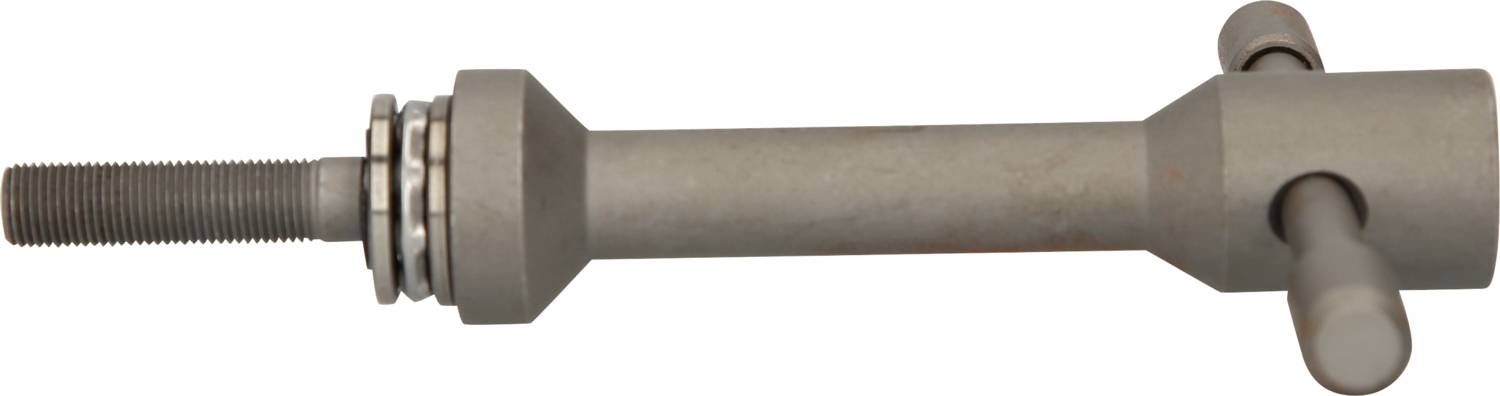 A metallic screw tool with two handles, suitable for tightening or loosening screws or bolts.