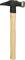 A hammer with a wooden handle and black metal head, suitable for DIY and manual work.