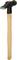 A hammer with a wooden handle and black head, suitable for DIY and craft work.