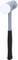 A rubber hammer with a black, ribbed handle and a white head, which is ideal for gentle strikes without leaving marks.
