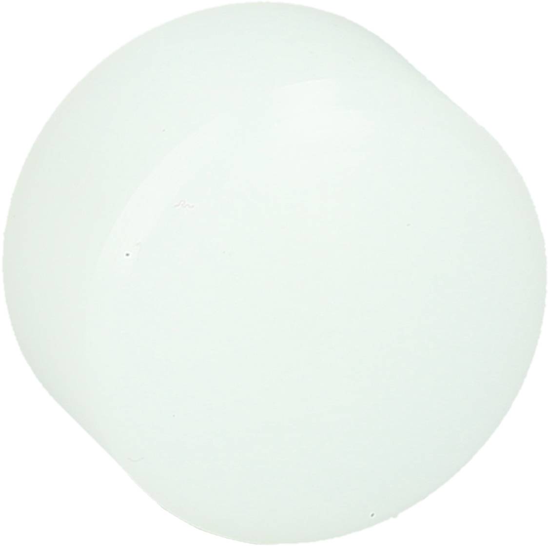 White round plastic lid on a flat surface.