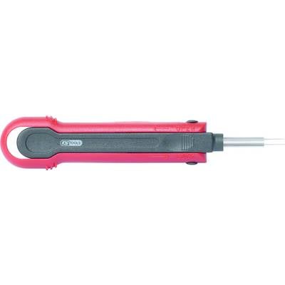 Red and black tool, likely a wire stripper, with arrows indicating direction and the inscription '3-9.5mm'.