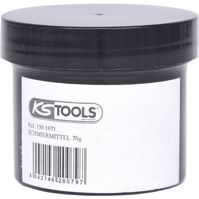 Black container with label 'KS Tools Lubricant 70g'. Contains barcode and reference number 150.1071.
