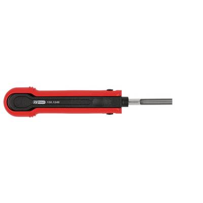 Red screwdriver with black handle by GEDORE, model number 150.1248.
