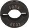 The image depicts a black metal clip with the number '4039' engraved on it. It is used for securing cables.