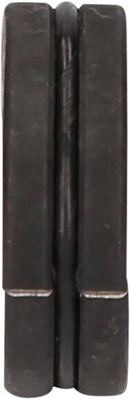 A dark brown, rectangular object with a smooth surface, resembling a folded tool or penknife.