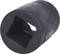 Black square-bore socket nut, made from robust material, suitable for power transmission in mechanical applications.