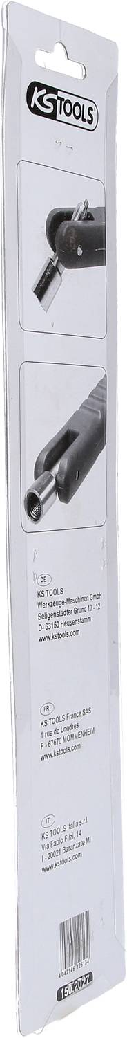 Product Card with Illustrations and Text for a KS Tools Product, showing a tool in two views. Product name and description in text form.