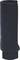 A black, cylindrical nut attachment with '22 mm' printed on the side, suitable for screw-related work.