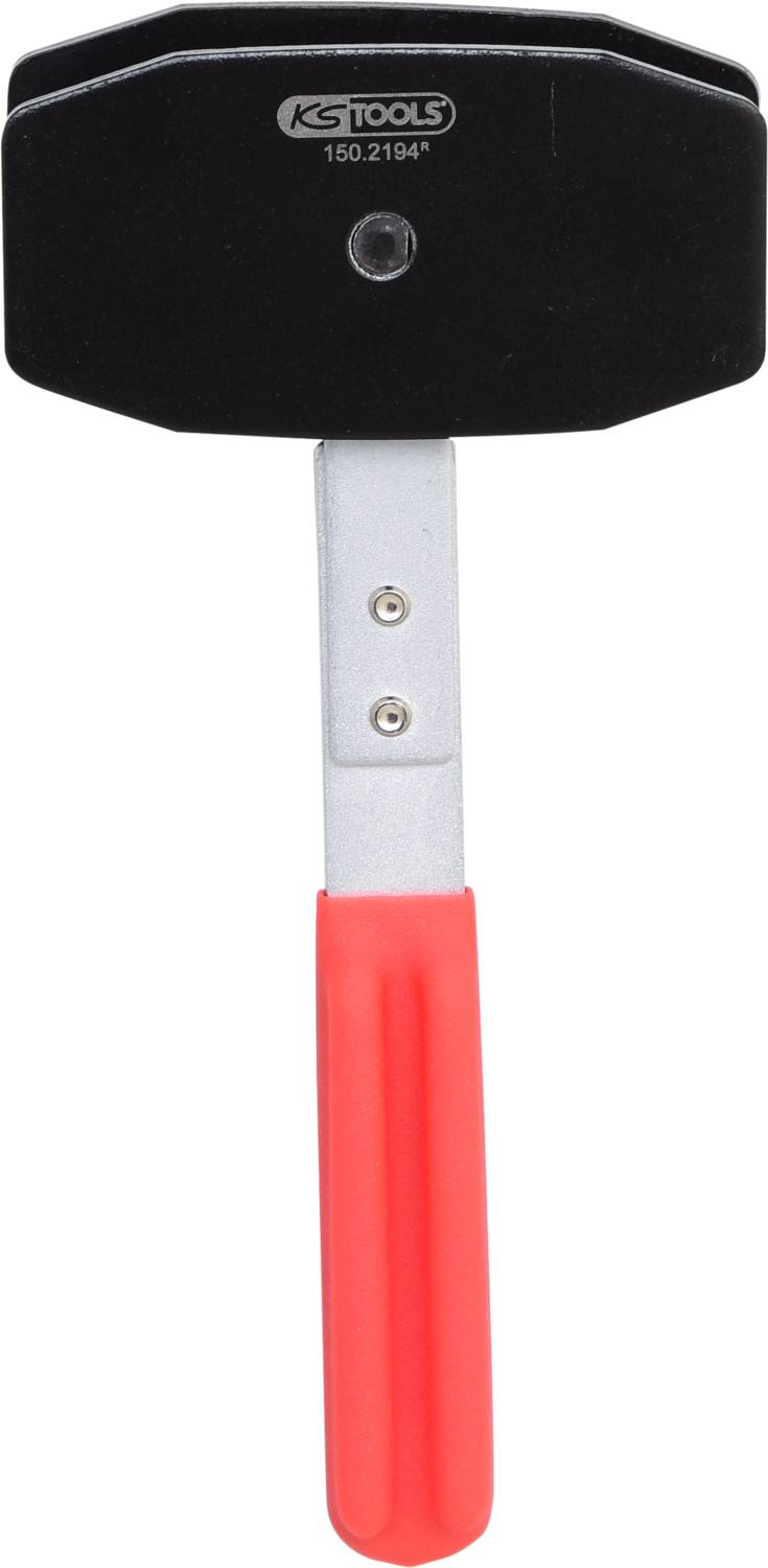 A black, rectangular adjustable wrench with a red handle grip, featuring the 'KS Tools 150.2194' logo at the top.