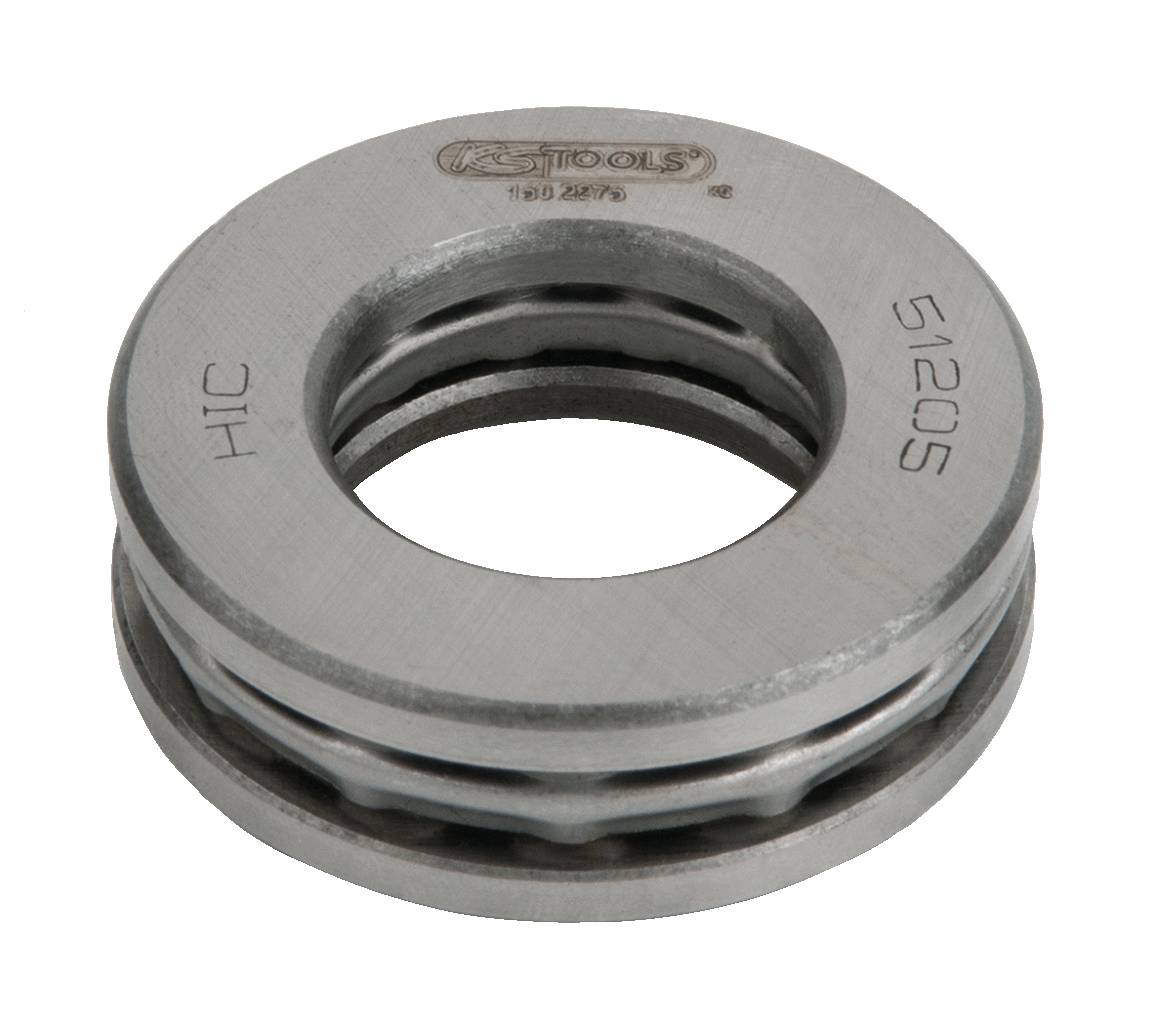 A silver, cylindrical metal part with three rings and the inscription 'HIC 51205'.