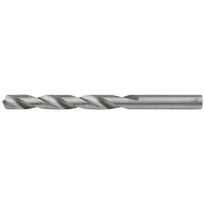 Metal drill bit with a spiral cutting edge and cylindrical shaft. Suitable for precise drilling in metal surfaces.