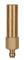 A brass connection adapter with a cylindrical body and hexagonal thread, presumably for pneumatic systems.