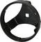 Plastic drum, likely part of a technical device. Circular with multiple ventilation slots.