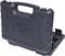 'KS Tools' tool case in black plastic, partially open. Robust design with textured surfaces and handle.