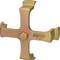 A golden metal cross-shaped tool with the inscription 'KS Tools'. It has four ends with different openings for turning nuts.