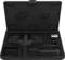 An open black tool case with various tools and compartments, specifically designed for automotive repairs.