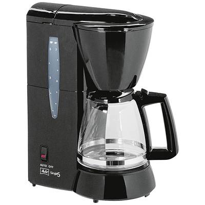 Image of Melitta Single 5® Coffee maker Black Cup volume=5 Glass jug