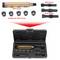 'Thread repair tool set: Includes inserts M10x1.25mm, M12x1mm and tools. Presented in an open black case.'