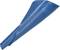 A blue plastic funnel, angled for use during oil changes or filling hard-to-reach areas.