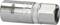 A silver chrome vanadium steel socket, cylindrical with a hexagonal end and the inscription 'KS Tools'.