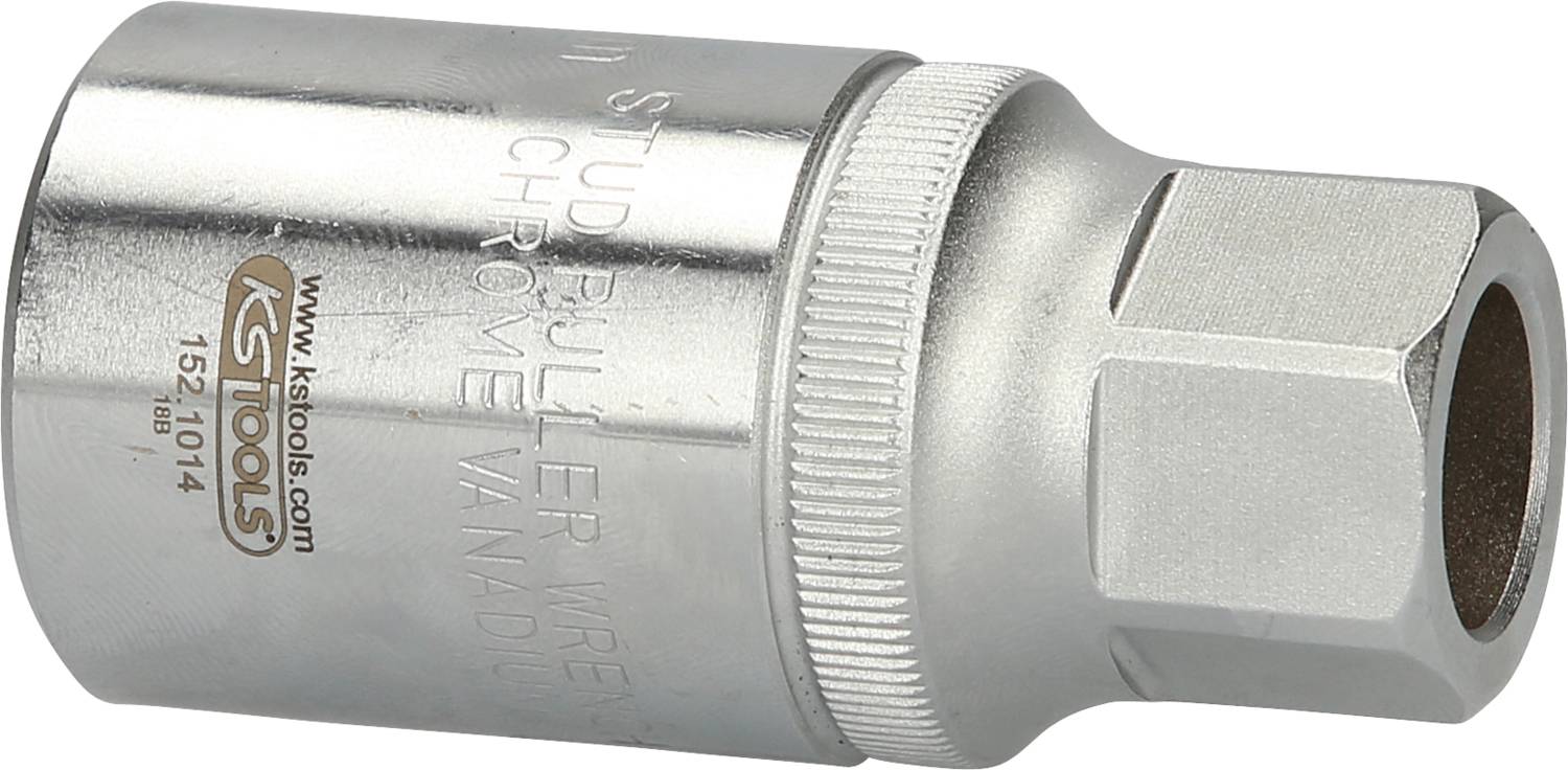 Vehicle wheel bolt screwdriver made from chrome-vanadium steel by ks tools, suitable for 19 mm screws.