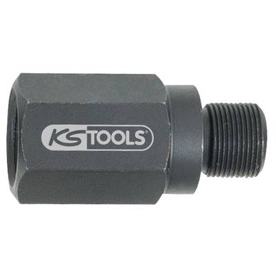 A black adapter with a threaded screw, marked with the 'KS Tools' logo.