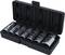 A set of seven socket nuts in an open black plastic box, suitable for use with ratchets or spanners.