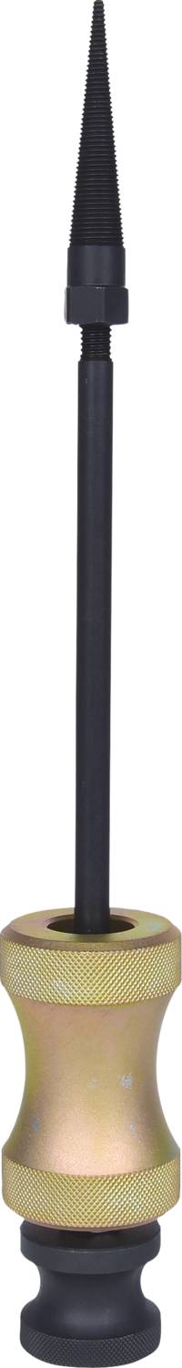 An arrow with a triangular point and a textured shaft.