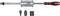 'Set of tools for bearing removal, consisting of a slide hammer and three adapters, on a white background.'