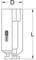 A technical drawing shows a KS Tools implement with the designation 'D' for width and 'L' for length.