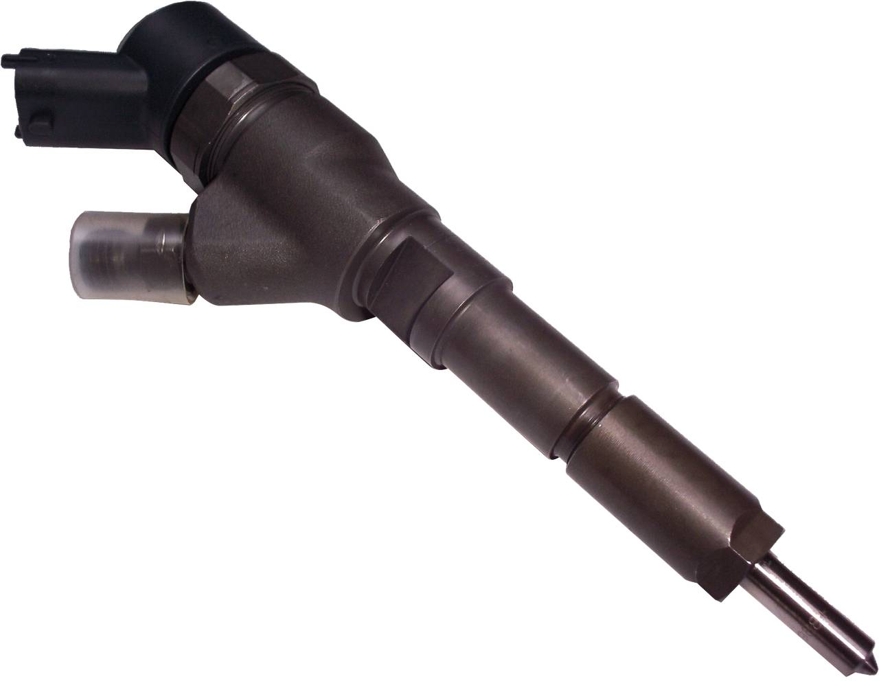 Metal fuel injection valve with multiple connecting elements, potentially for engine applications.