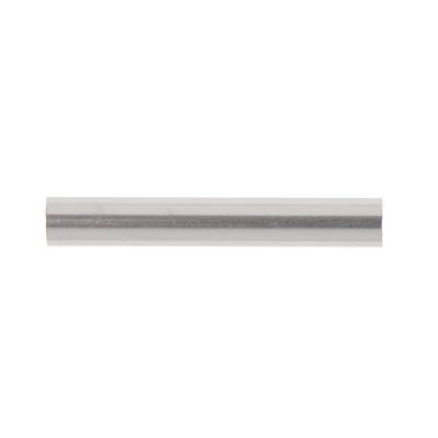 A smooth, cylindrical metal rod lying horizontally.