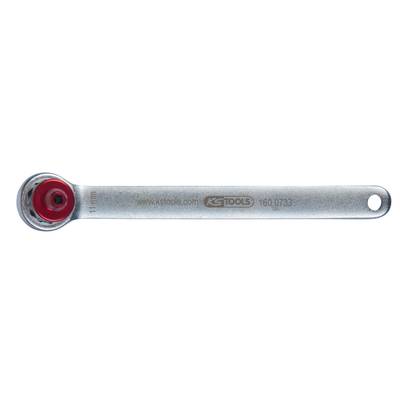 'KSTOOLS' Spanner, 14 mm, with a hole for hanging and a red turning mechanism at one end.