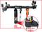 Clamping Bars for Engine Support by KS Tools, black, with adjustable brackets and straps, for secure holding of engine components. Close-up shows dimensions 25, 30 and 35 mm.