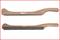 Two wooden rasps with brown, ergonomic wooden handles and a fine metal surface for smoothing materials; brand 'KS Tools'.