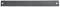 A rectangular, corrugated metal sheet with two holes at the ends. Suitable for fastening or as a mounting bracket.