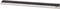 A metal dough scraper with a black handle, perfect for dividing and shaping dough.