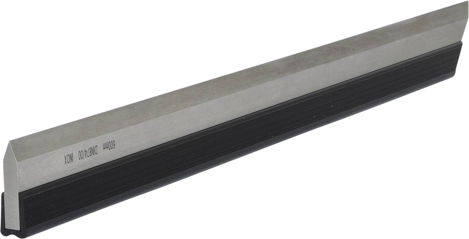 A cutting tool with a metal tip and black handle, used for precision cuts in industrial applications.
