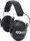 Black ear defenders with metal headband, marked with 'KS Tools'. Suitable for noise reduction in loud environments.