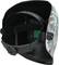 Welding helmet with adjustable headband and a display for enhanced protection and visibility.