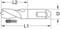 Drill drawing with labels: 'L1', 'L2' for lengths, 'D' for diameter. KS Tools logo bottom left.