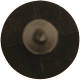 Black, circular area with a blurry, central point in grey.