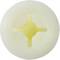 White plastic rivets with a cross-shaped slot in the centre.