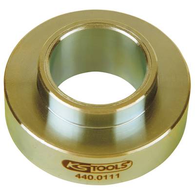 A cylindrical metal component with a central opening and the inscription 'KS Tools 440.0111' on the front side.